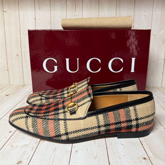 Gucci Jordaan Tartan Jordaan Wool Loafer - Picture 4 of 14
